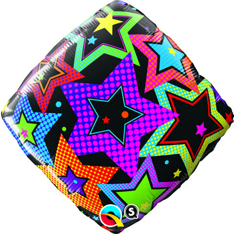 18" Stars Accent Patterns Foil Balloon