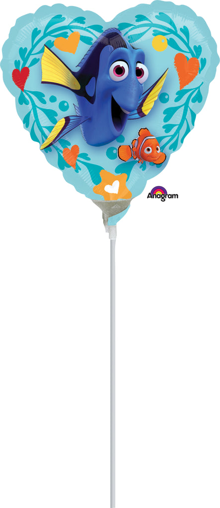 9" Airfill Only Finding Dory Love Balloon (Nemo)