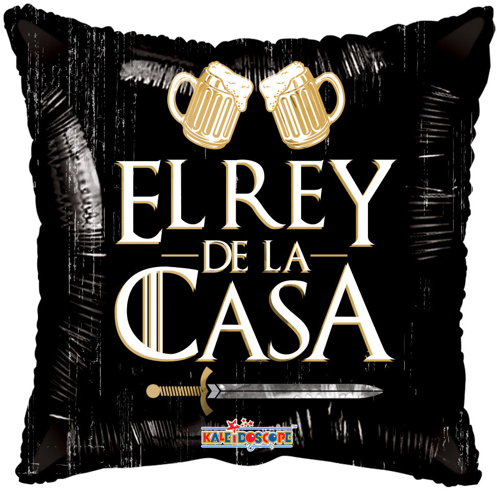 18" El Rey De La Casa Foil Balloon (Spanish)