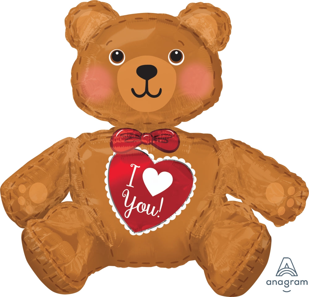 28" Large Sitting Bear Balloon (Airfill Only)