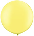 30" Qualatex Latex Balloons Pearl LEMON CHIFFON (2 Per Bag)