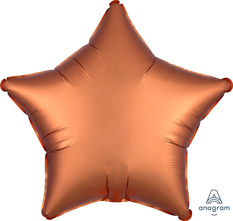 18" Satin Luxe Amber Star Foil Balloon