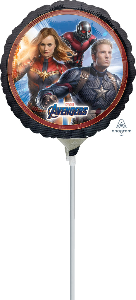 9" Airfill Only Avengers Endgame Foil Balloon