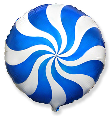 Ballon Mylar Rond Bleu