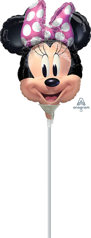 Airfill Only Minnie Mouse Forever Shape Valved Foil Balloon