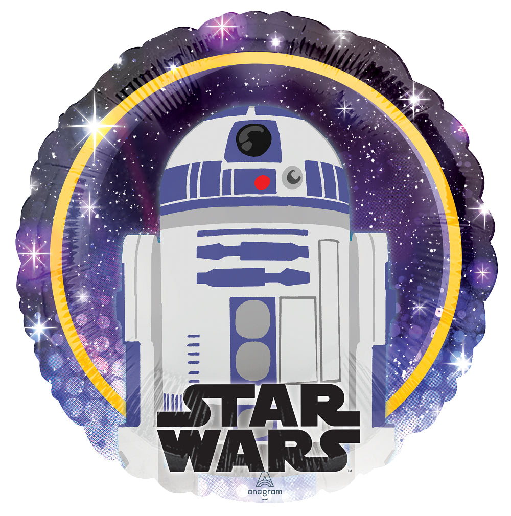 18" Star Wars Galaxy R2-D2 Foil Balloon