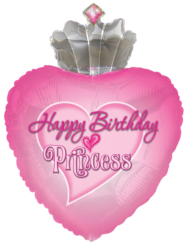 30" Happy Birthday Princess Balloon