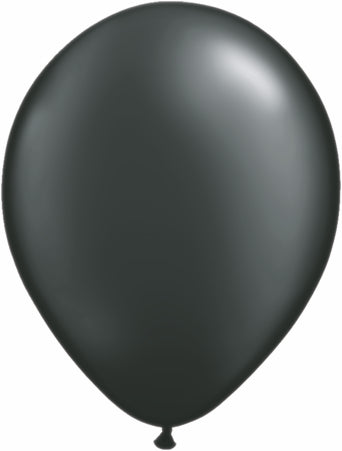 Arche hélium Blanc Noir spirales - Ballons Plus
