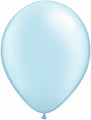 11" Qualatex Latex Balloons (25 Per Bag) Pearl Light Blue