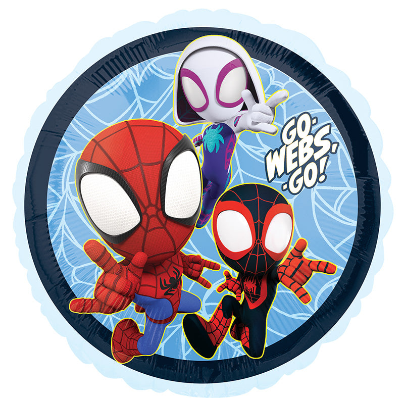 18" Spiderman Spidey & His Amazing Friends Foil Balloon