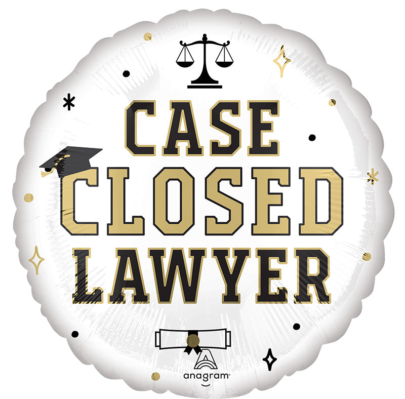 18" Case Closed Lawyer Foil Balloon