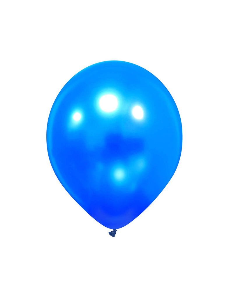 5" Cattex Premium Metal Vivid Blue Latex Balloons (100 Per Bag)