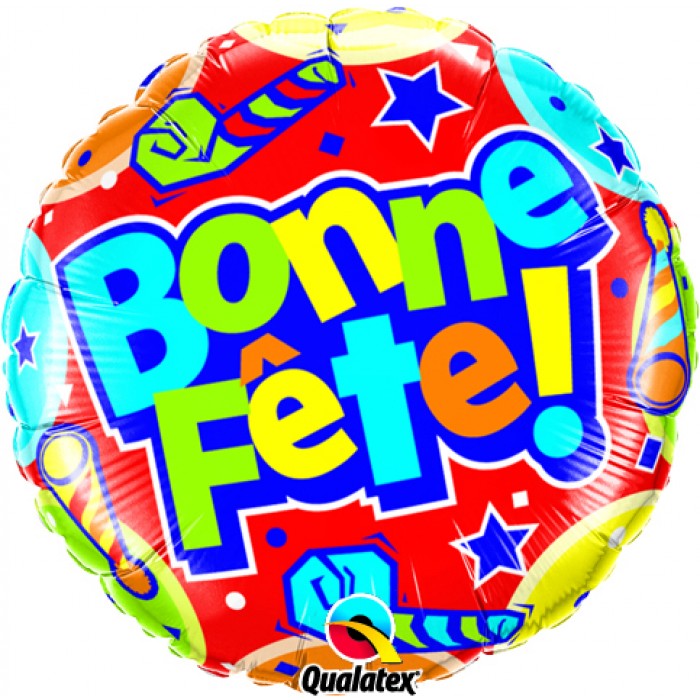 18 Bonne Fête – Chapeaux ballon (emballé) Balloon