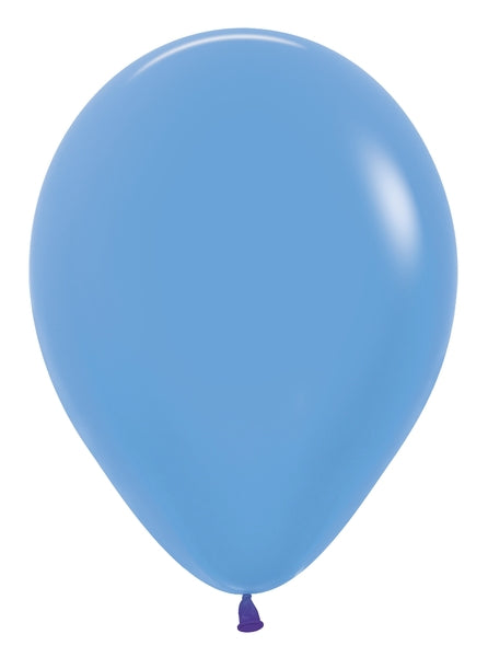 5" Latex Balloons (100 pieces/bag) Neon Blue