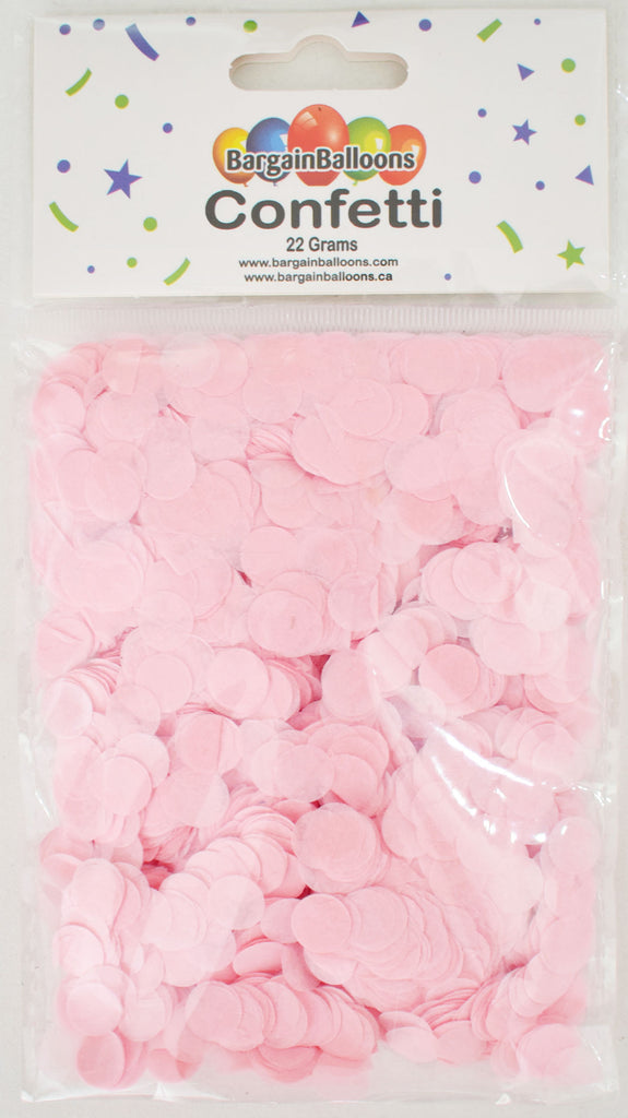 Balloon Confetti Dots 22 Grams Tissue Light Pink 1CM-Round