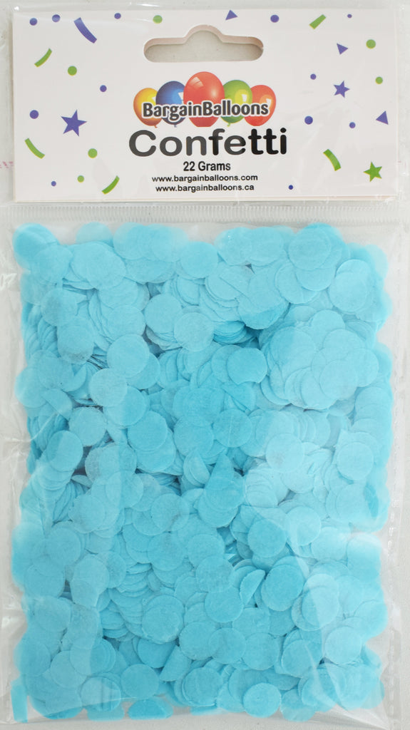 Balloon Confetti Dots 22 Grams Tissue Light Blue 1CM-Round