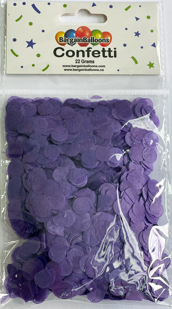 Balloon Confetti Dots 22 Grams Tissue Lavender 1CM-Round