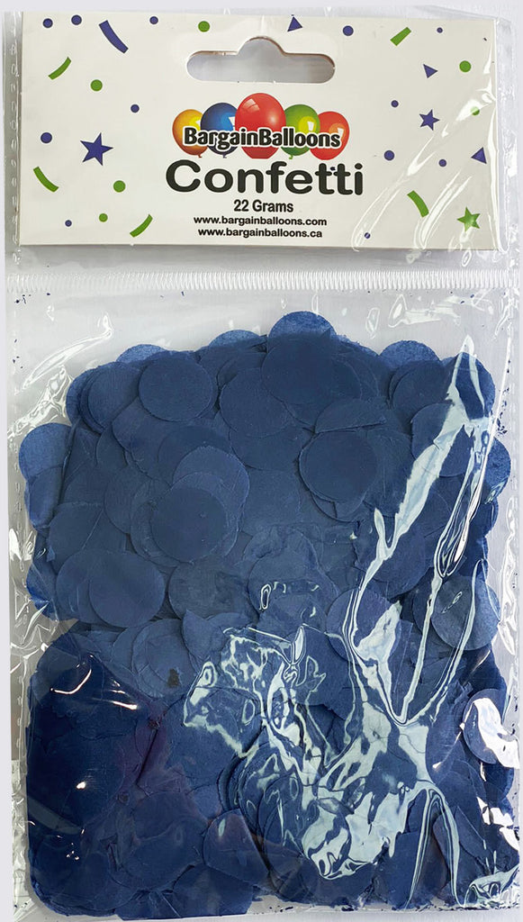 Balloon Confetti Dots 22 Grams Tissue Dark Blue 1.5CM-Round