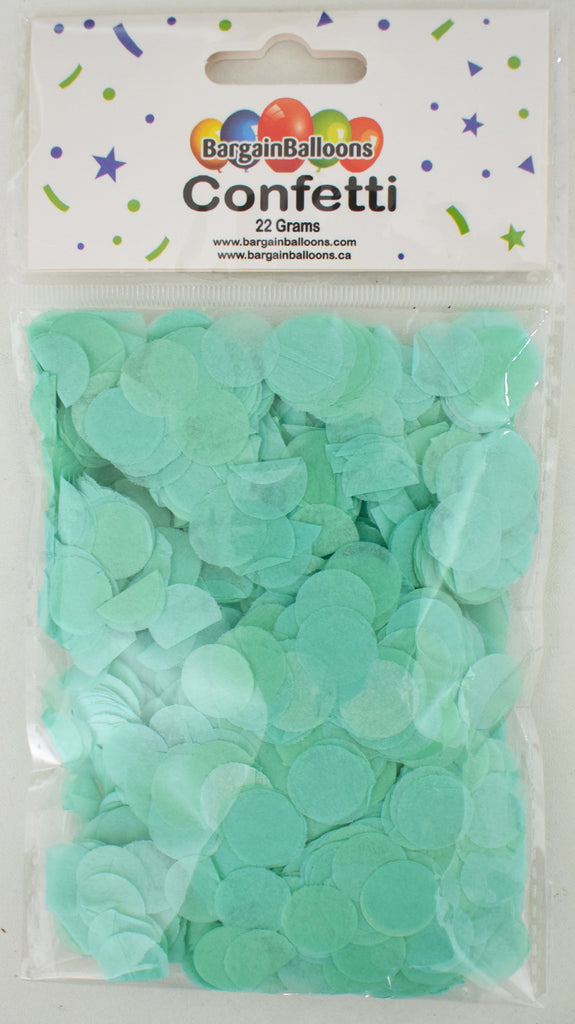 Balloon Confetti Dots 22 Grams Tissue Spearmint 1.5CM-Round