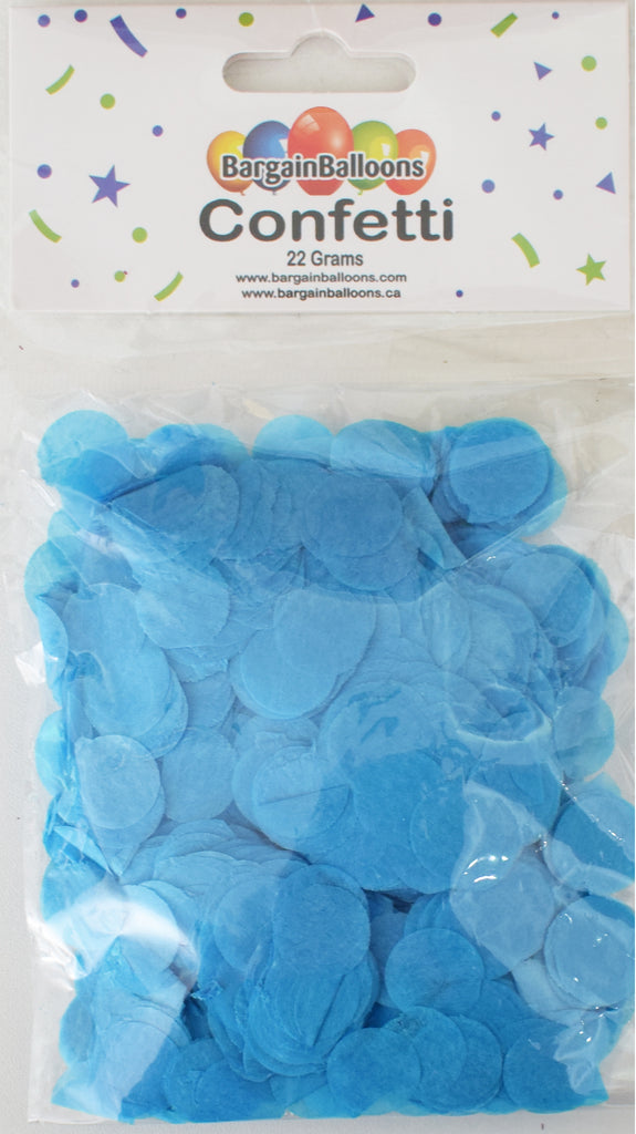 Balloon Confetti Dots 22 Grams Tissue Light Blue 1.5CM-Round