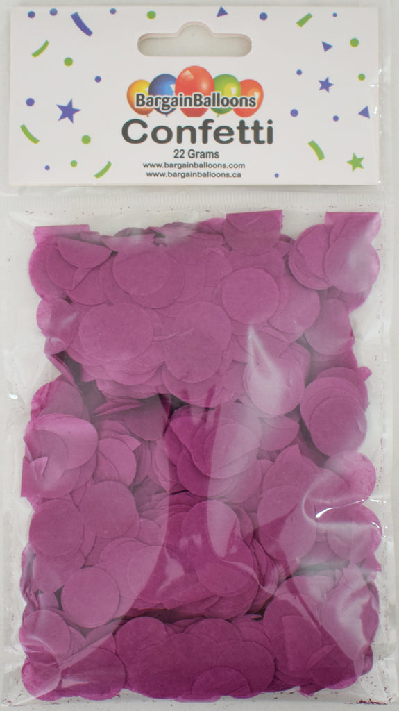 Balloon Confetti Dots 22 Grams Tissue Maroon 1.5CM-Round