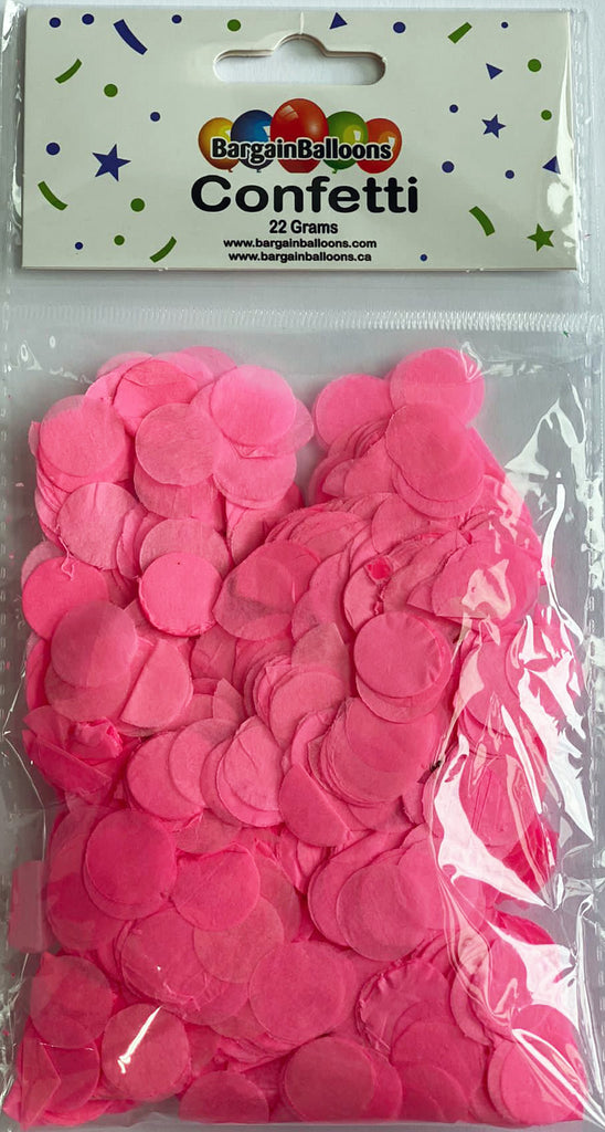 Balloon Confetti Dots 22 Grams Tissue Pastel Pink 1.5CM-Round