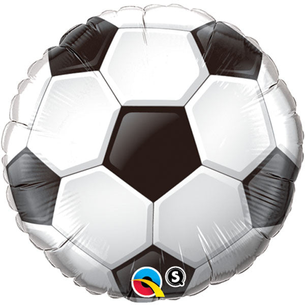 18" Soccer Ball Packaged Mylar Balloon