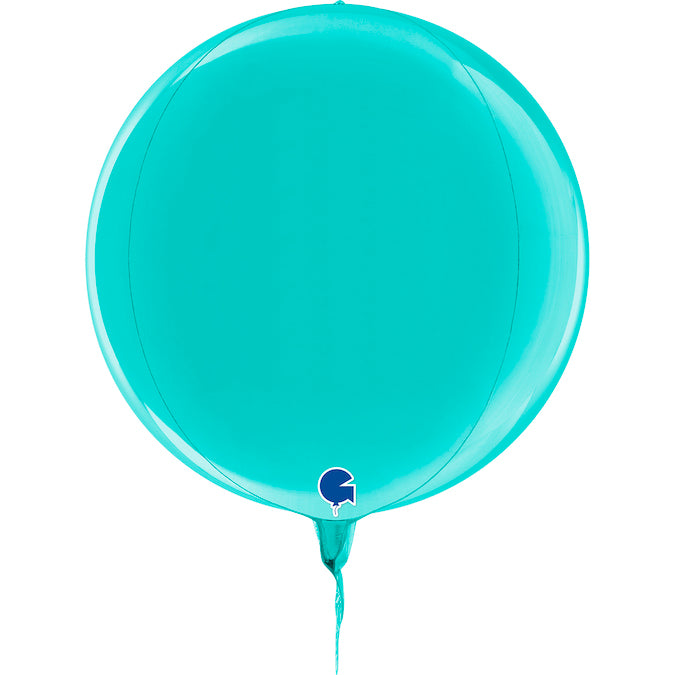 11" (15" Deflated) Globe Tiffany 4D Foil Balloon