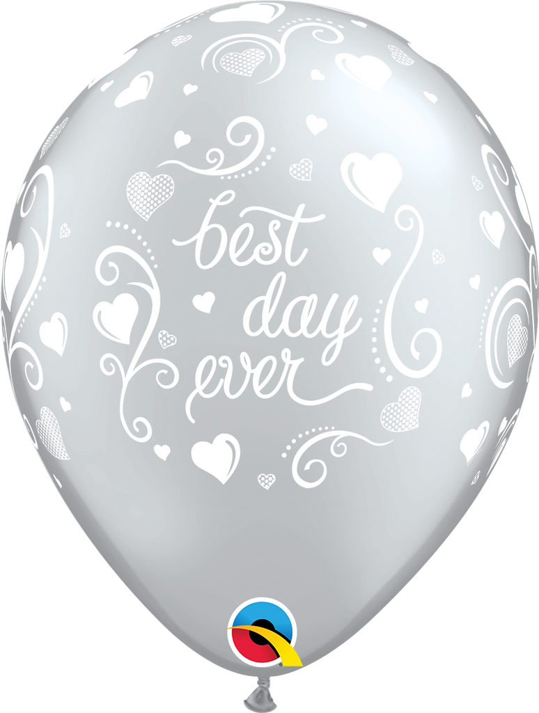 11" Best Day Ever Latex Balloons (50 Count)