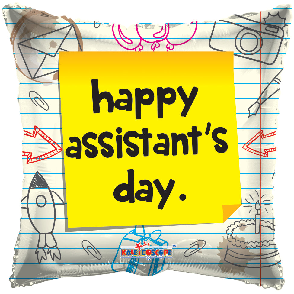 18" Assistant's Day Notes Balloon