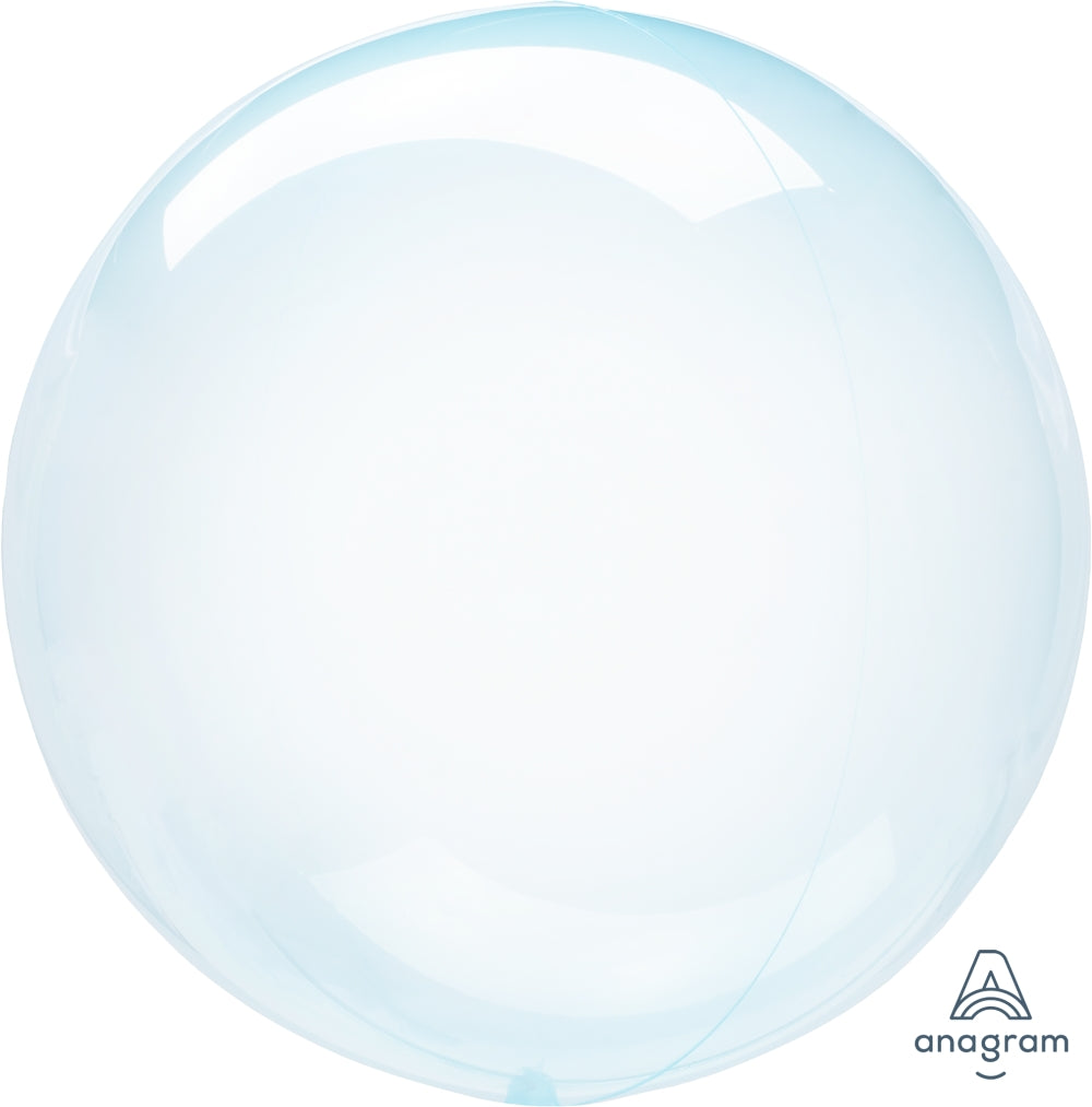 18" Crystal Clearz Blue Balloon