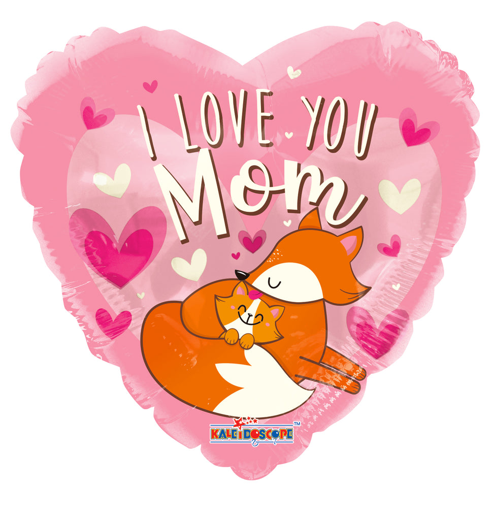 18" I Love You Mom Foil Balloon