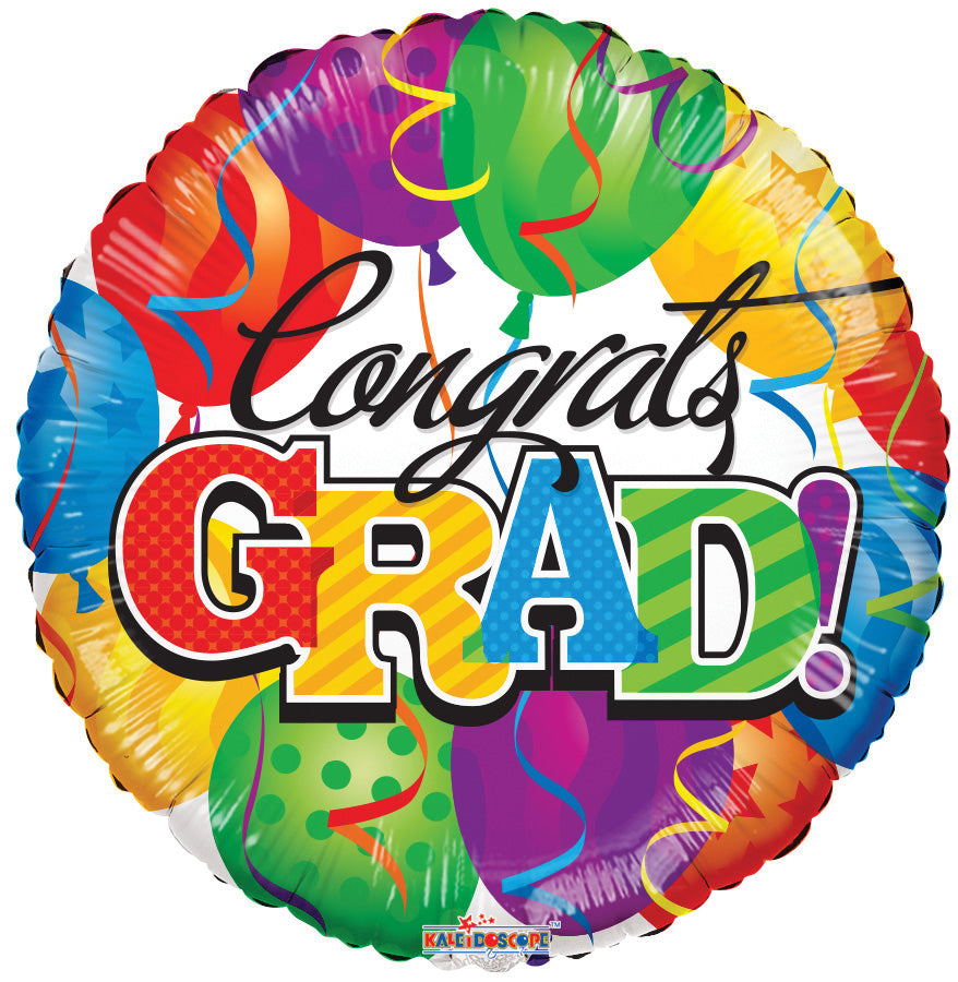 18" Congrats Grad Balloons Balloon