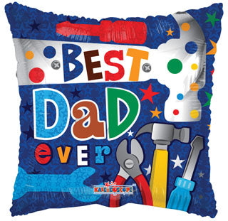 18" Best Dad Ever Tools Balloon