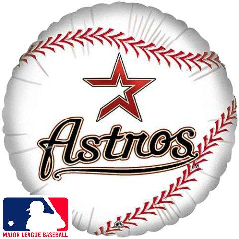 18" MLB BaseBall Balloon Houston Astros