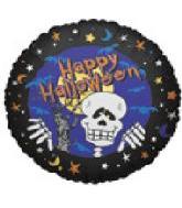 4.5" Airfill Only Halloween Skeleton Balloon