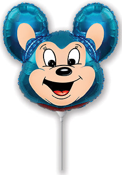 Mini Airfill Only Mighty Mouse Blue Balloon
