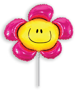 Airfill Only Fuchsia Flower Balloon