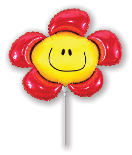 Airfill Only Red Flower Balloon