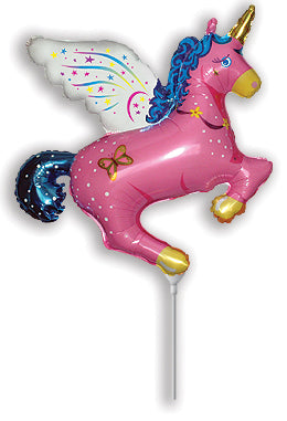 Airfill Only Fuchsia Magic Unicorn Balloon