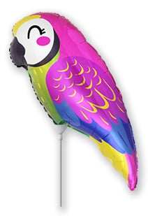 17" Airfill Only Parrot Mini Foil Balloon