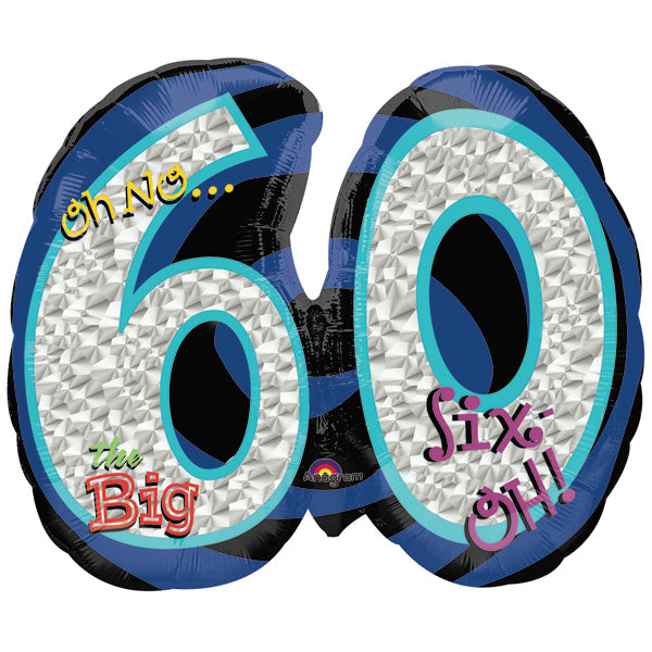 26" Oh No! It's My Birthday 60 Balloon