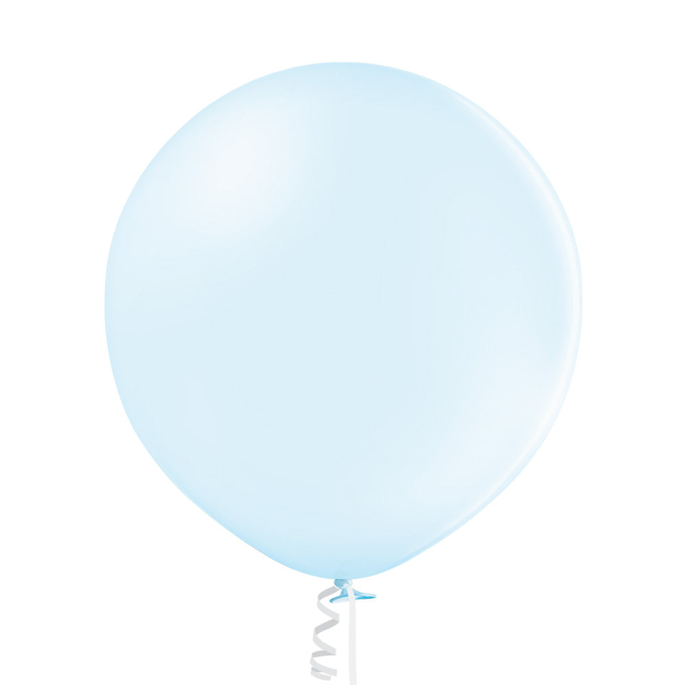 Inflatex Balloon Image 36" Ellie's Brand Latex Balloons Blue Mist (2 Per Bag)