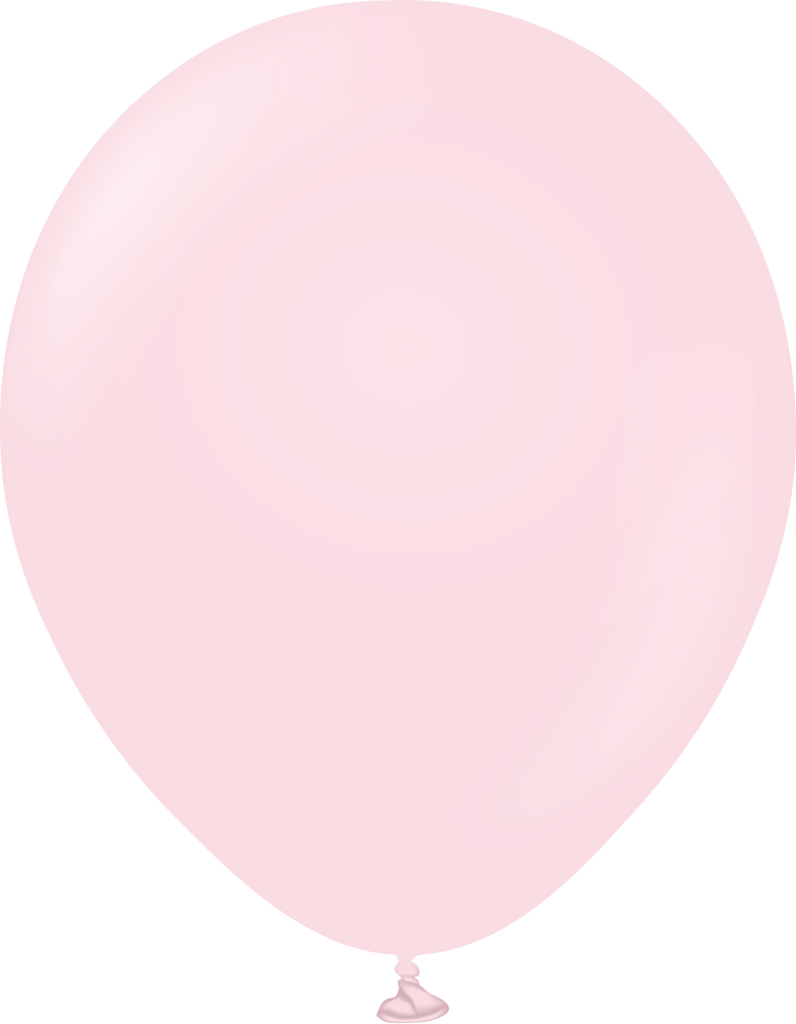 12" Kalisan Latex Balloons Standard Light Pink (50 Per Bag)