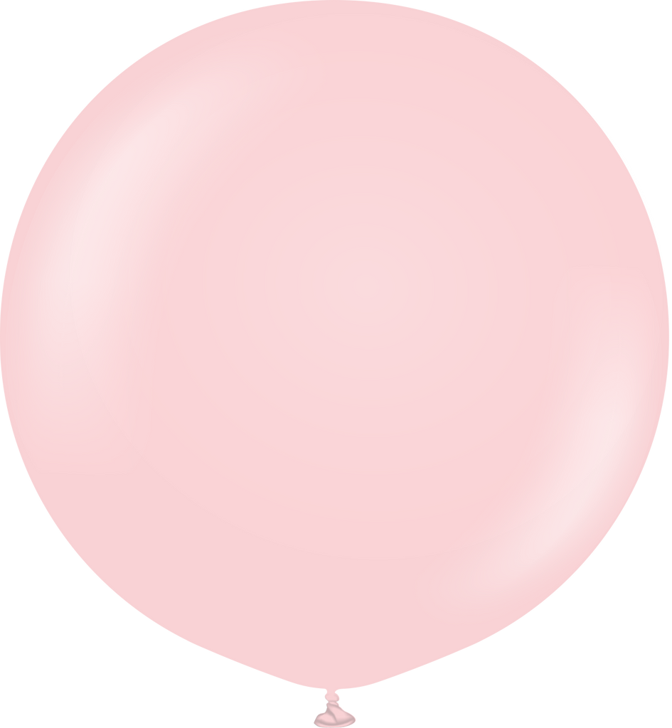 24" Kalisan Latex Balloons Pastel Matte Macaroon Pink (5 Per Bag)