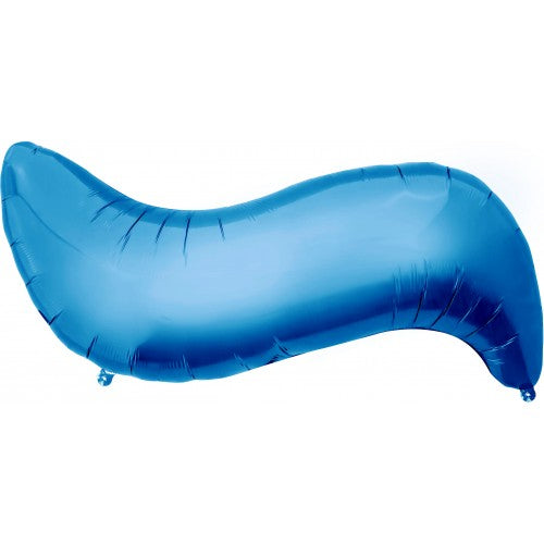 34" Tilde - Blue Foil Balloon