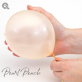 Pearl Peach Hand Pioneer Qualatex Latex Balloons 