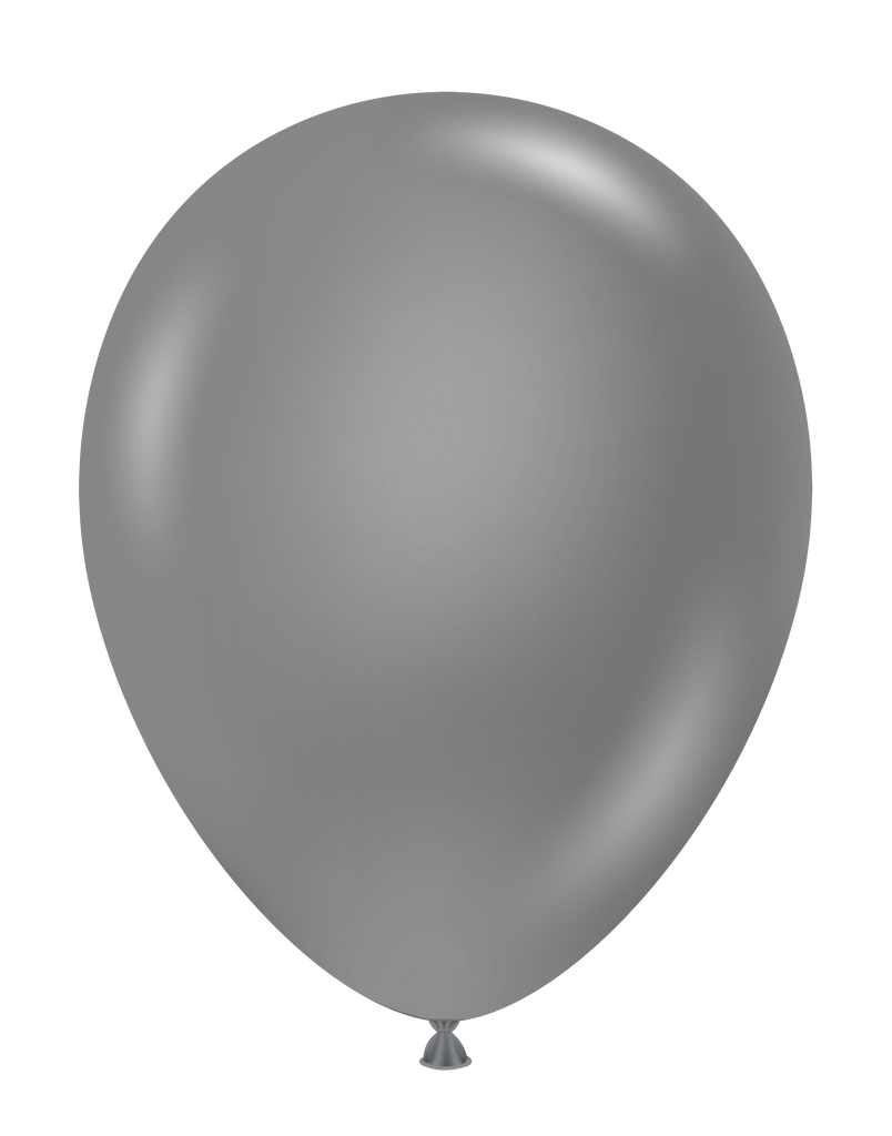 24" Pearl Metallic Silver Latex Balloons (3 Per Bag) Brand Tuftex
