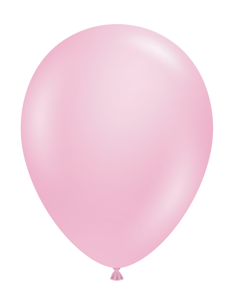 17" Pearl Metallic Shimmering Pink Tuftex Latex Balloons (50 Per Bag)