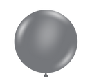 36" Gray Smoke Tuftex Latex Balloons (2 Per Bag)